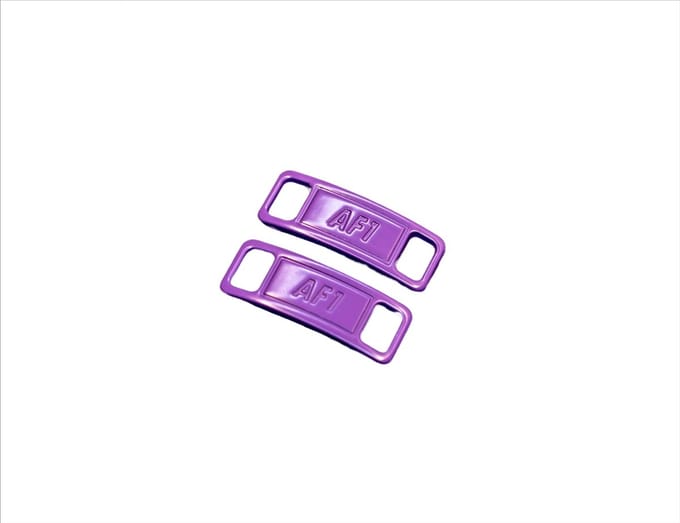 AF1 tags | Lace Locks | Paars Pastel | Schoenaccessoires