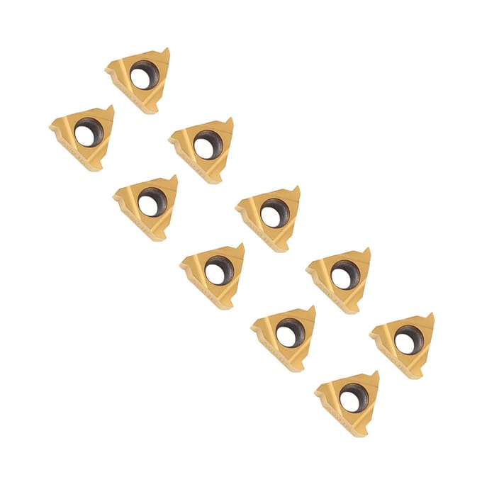 10 pièces CNC pointes en carbure insère lame coupe tour outil de tournage avec boîte