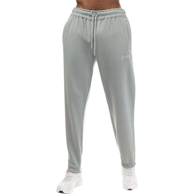 Hype Joggers met rechte pijpen voor heren (Mos)