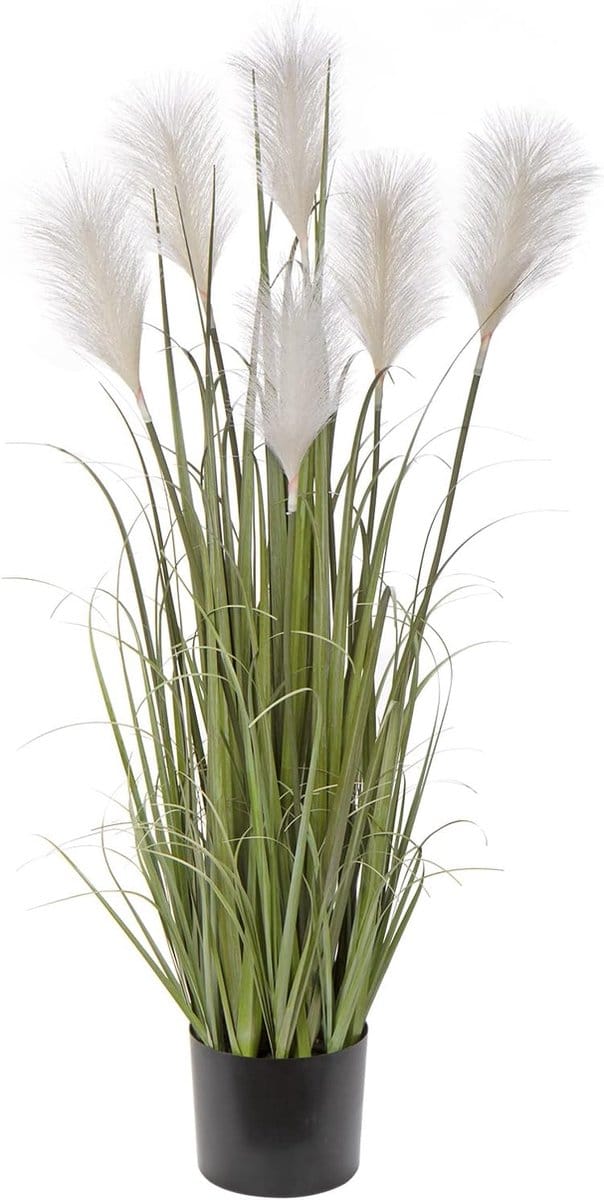 Artificial Pampas Grass, Decorative Grass Tall, 100 cm Artificial Plants, Large Artificial Plant, Grass High in Pot, Artificial Plants, Solitaire Grass, Decorative Grass, Decorative Plant, Artificial