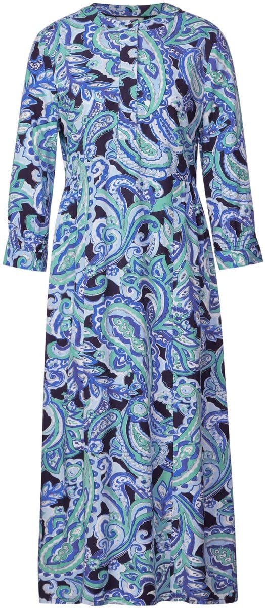 Street one - Jurk - Maat 40 - Vrouwen - blauw - Viscose