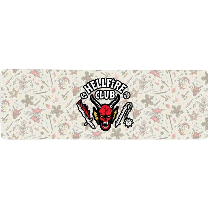 Stranger Things Hellfire Club Icons Gaming Mouse Mat - Medium