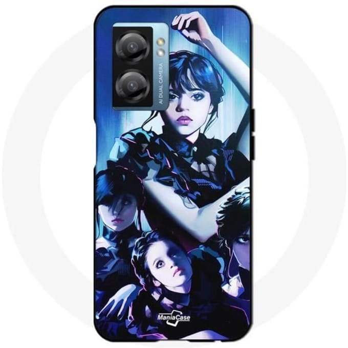 Oppo A77 5G hoesje Wednesday Addams