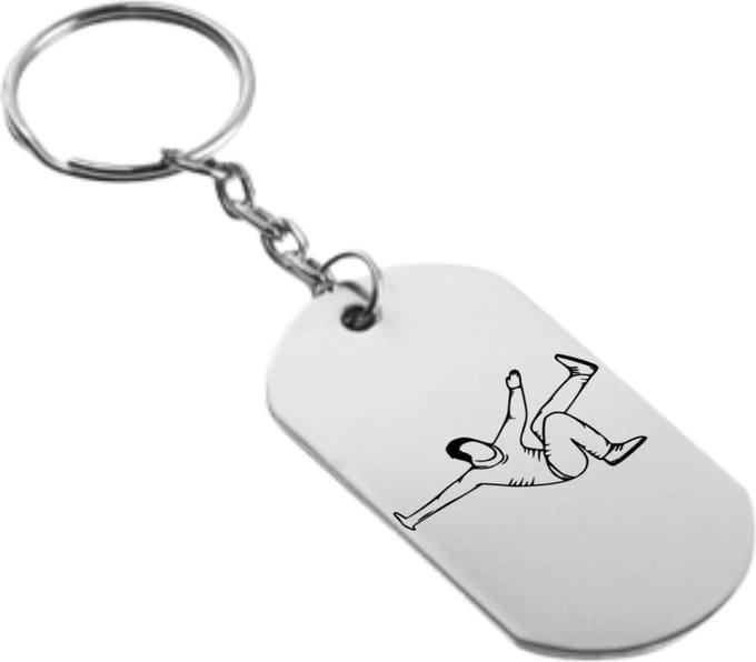 Akyol - dansen sleutelhanger - Dansen - familie vrienden - cadeau - 54 x 29mm