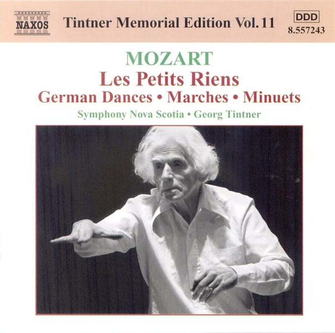 Symphony Nova Scotia, Georg Tintner - Mozart: Les Petits Riens (German Dances | Marches | Minuets) (CD)