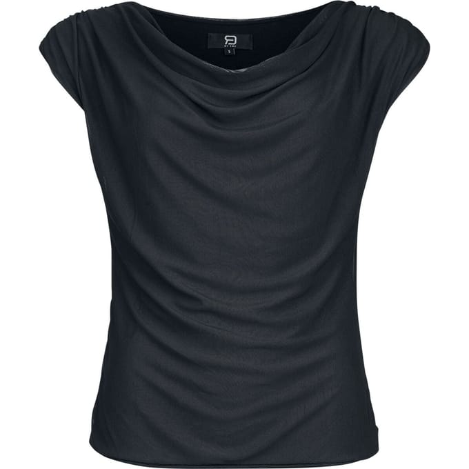 R.E.D. by EMP Top - Double Layer Top - S - voor Vrouwen - zwart