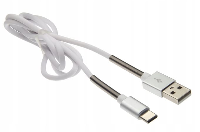 Amio USB-C Kabel 1m Wit - Snel Laden & Data