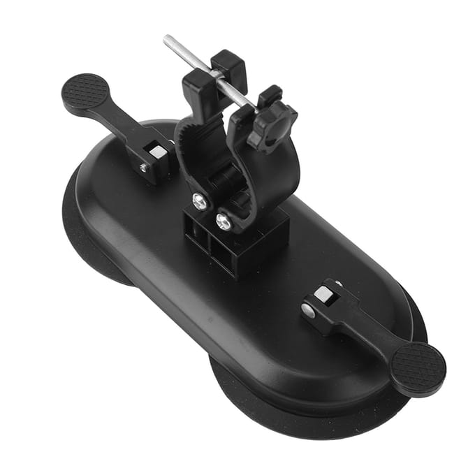 Massage Gun Mount Wand Zuignap Houder Handsfree voor Nek Taille Rug Zelfmassage black