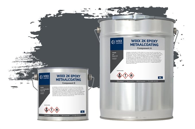 Wixx 2K Epoxy Metaalcoating - 5L - RAL 7016 | Antracietgrijs