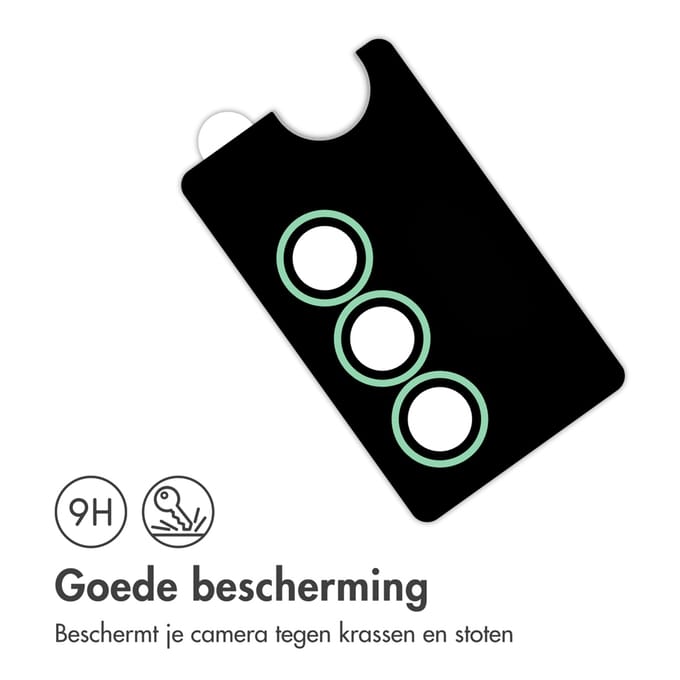 imoshion Camera Lens Protector - Geschikt voor Samsung Galaxy S25 - 2 Pack - Mint