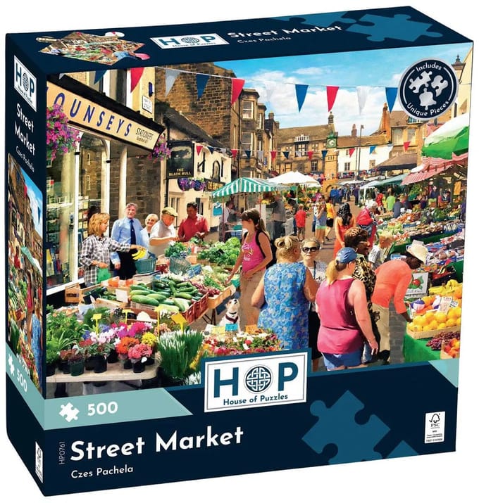 Street Market Puzzel 500 Stukjes