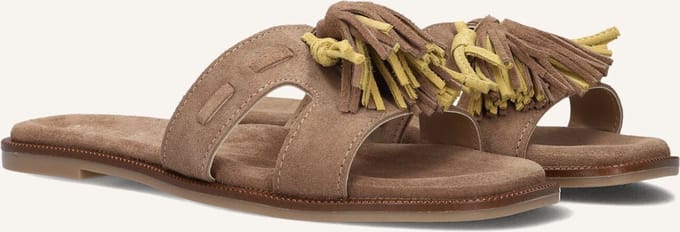 Notre-V 19401 Slippers - Dames - Taupe - Maat 38