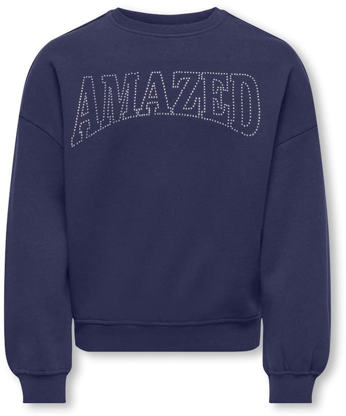 Kids ONLY winter sweater meisjes - blauw - KogKiki - oversize fit
