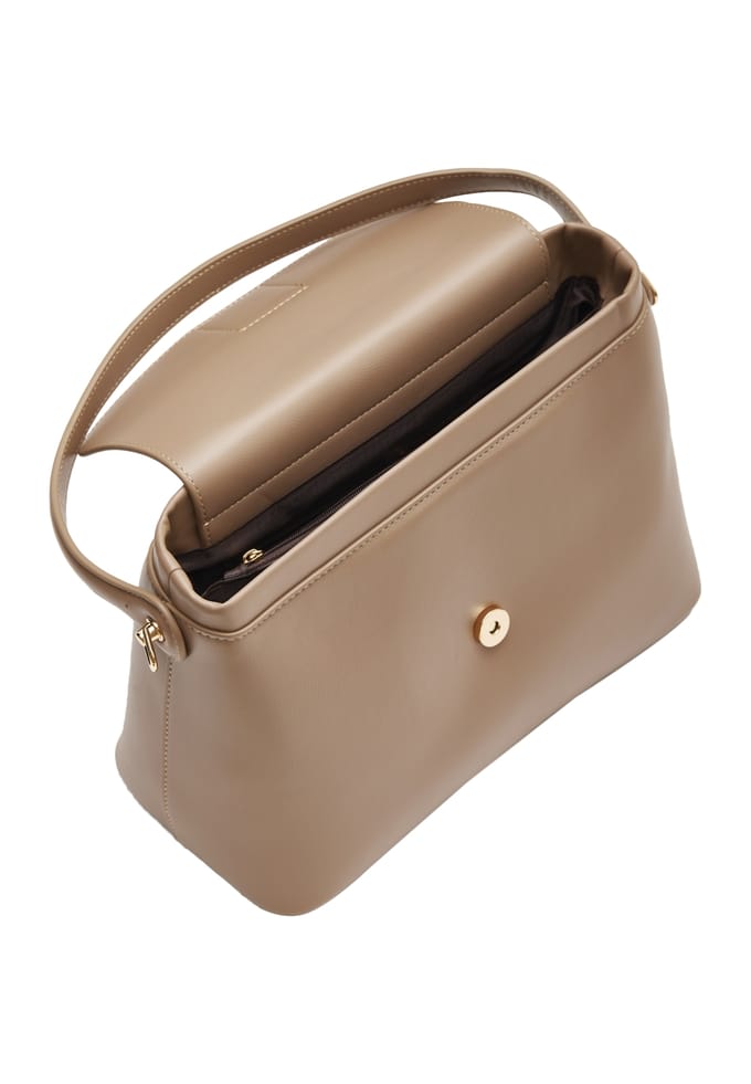 usha Handtas Dames donkerbeige