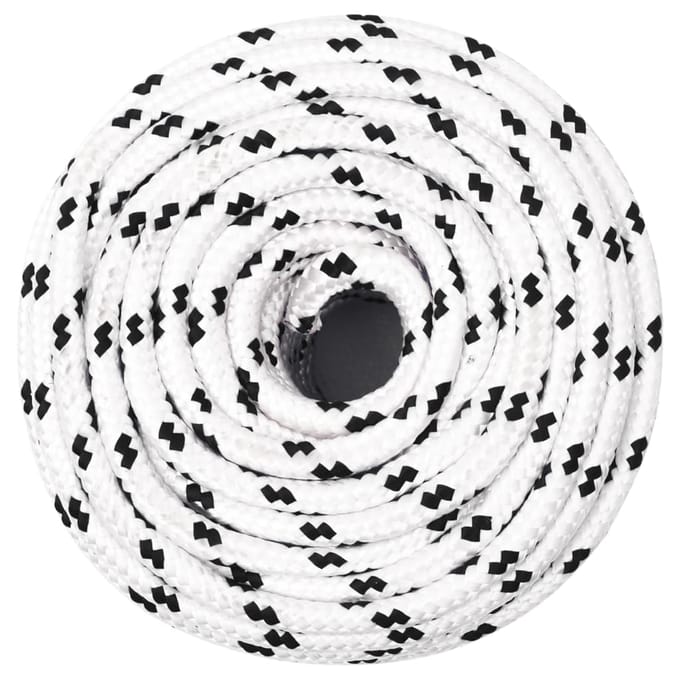 vidaXL - Boottouw - gevlochten - 8 - mmx100 - m - polyester - wit4