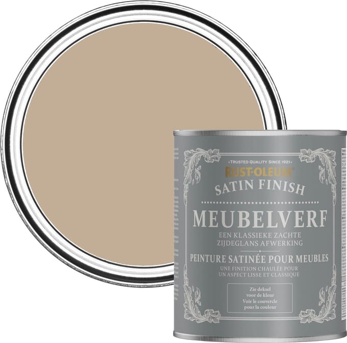 Rust-Oleum Bruin Meubelverf Zijdeglans - Gezouten karamel 750ml