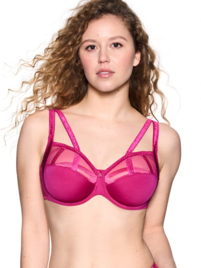 Louisa Bracq - Serie Beugel BH Fuchsia - maat 105D - Roze
