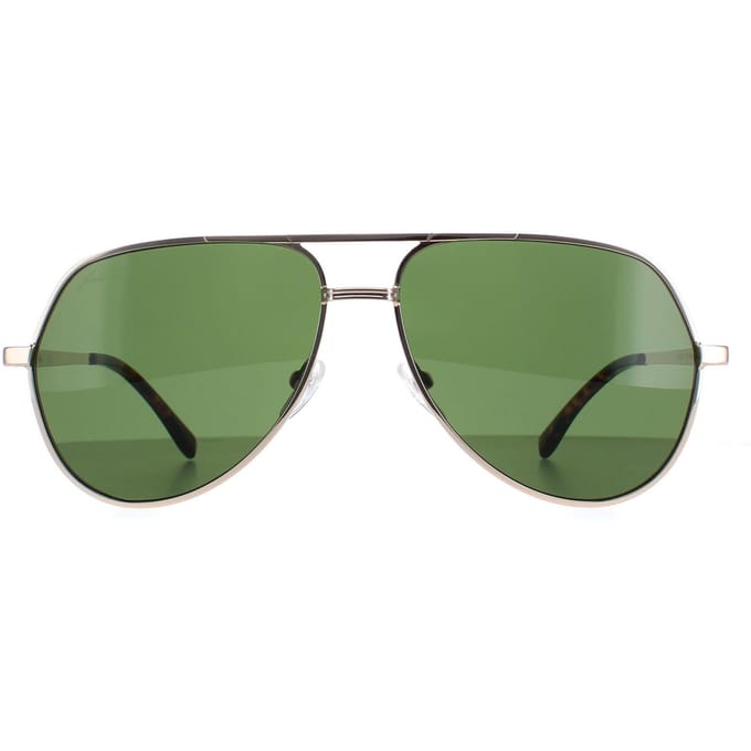 Lunettes de soleil Lacoste L250SE 710 gold solid green
