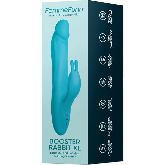 G-spot Vibrator FemmeFunn BOOSTER RABBIT XL Blauw