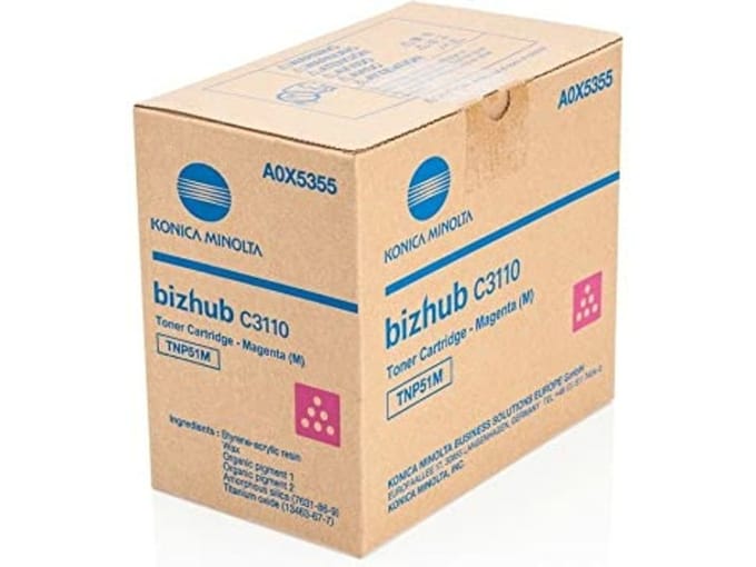 Konica Minolta A0X5355 / TNP-51M Magenta Toner