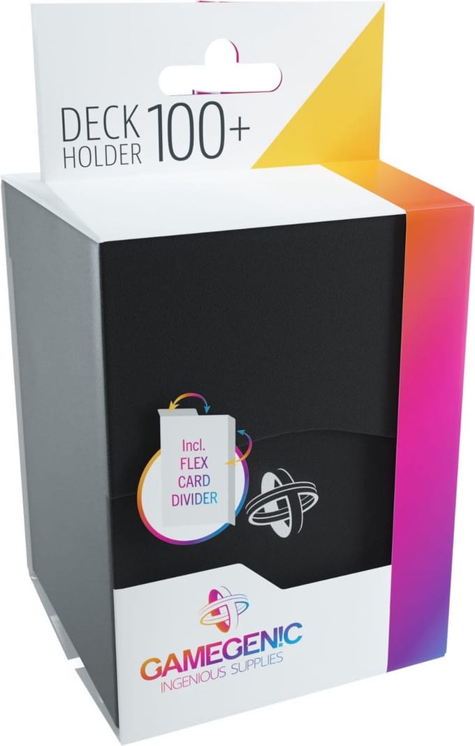 Gamegenic Deckbox Deck Holder 100+ - Black DECKBOX