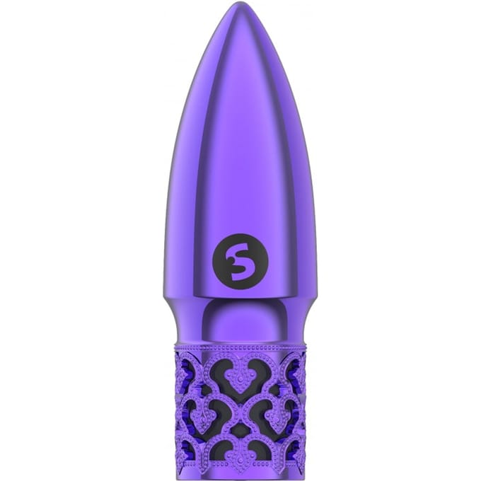 Royal Gems - Glitter Clitoris Vibrator - Paars
