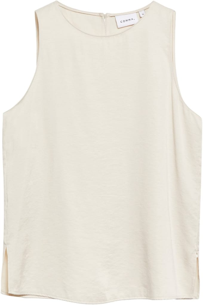 Top fluide in gemengde viscose met délavé effect voor dames COMMA