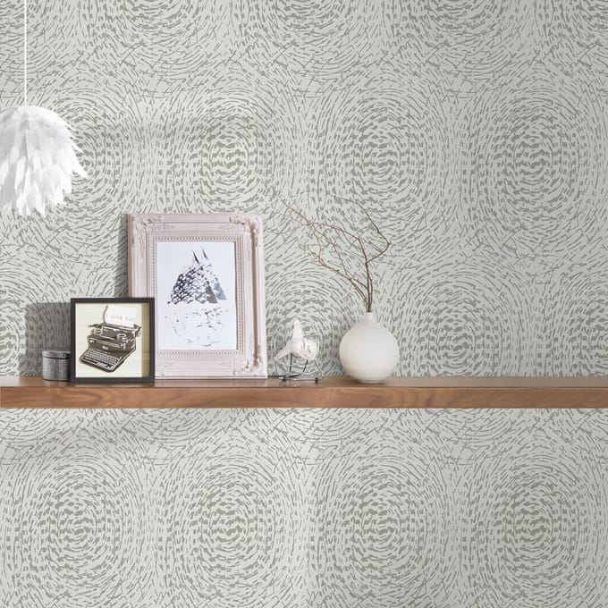 AS Creation - Vliesbehang - Alpha 333733 - 10,05x0,53 m - beige/creme grijs patroon