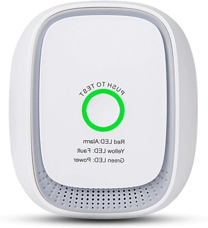 Gasmelder - Slimme Sensor - Huis Beveiligen - App Meldingen - 79x68x31mm - Wit
