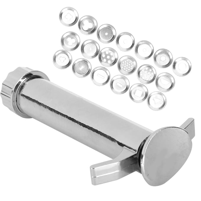 Klei Knijper Aluminiumlegering DIY Klei Modder Extruder Knijper Beeldhouwgereedschap met Puntige Vormpjes white