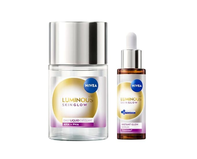 NIVEA Luminous Skin Glow Liquid Refiner &amp; Serum 100 ml + 30 ml