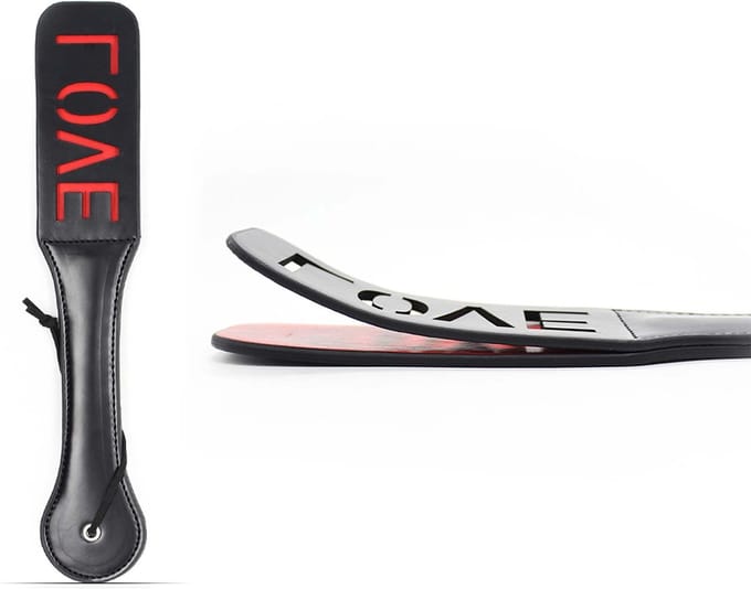 Smart Moves - Paddle LOVE - 32 cm - Zwart/Rood