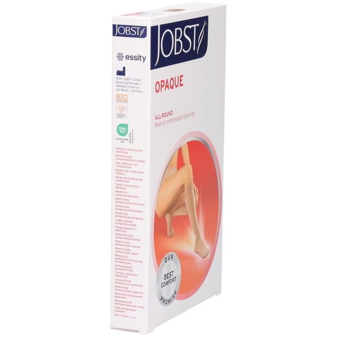 Jobst Opaque 1 Ad Reg Open Sft Nat Iii Pair