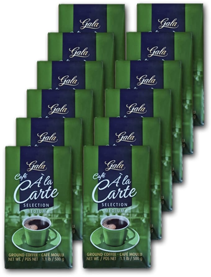 Gala (voorheen Eduscho) - Café à la carte Selection medium Gemalen koffie - 12x 500g