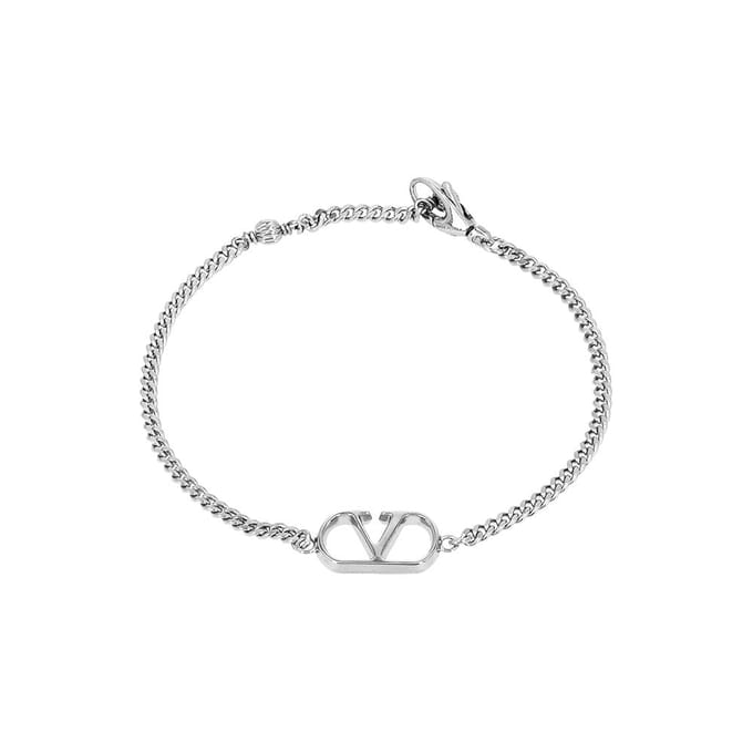 Valentino V Logo Armband J0ag4 Met 172 8Y2J0AG4 MET 172 white