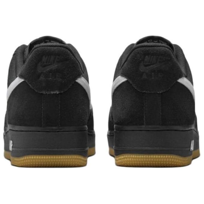 Nike Air Force 1 07 LV8 Zwart Gum Heren Sneakers Wit Gum-Lichtbruin IB6388-001 44.5 black