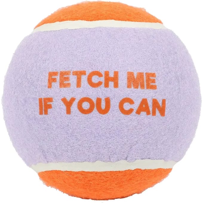 Coockoo Tennisbal - Paars/oranje