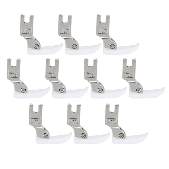 10 Stuks Persvoet Handwerkbenodigdheden Industriële Naaimachine Plastic Accessoires T350 white