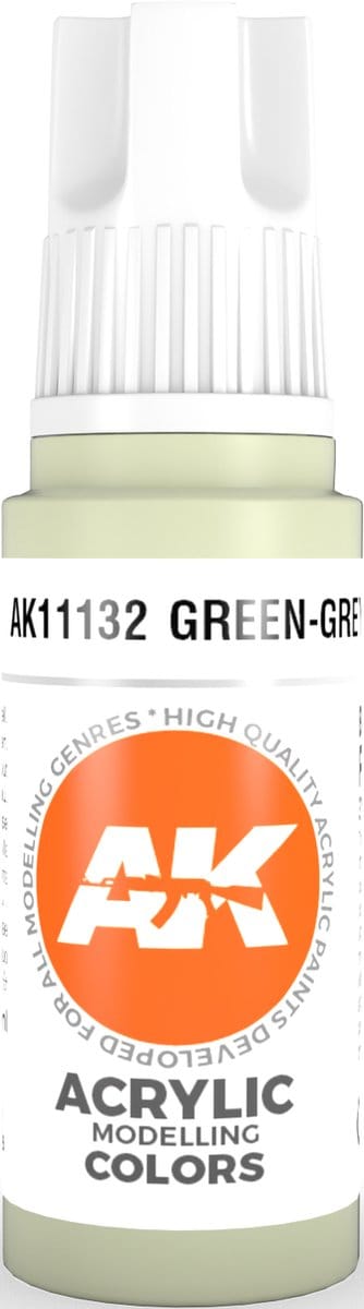 Green-Grey Acrylic Modelling Color - 17ml - AK-11132