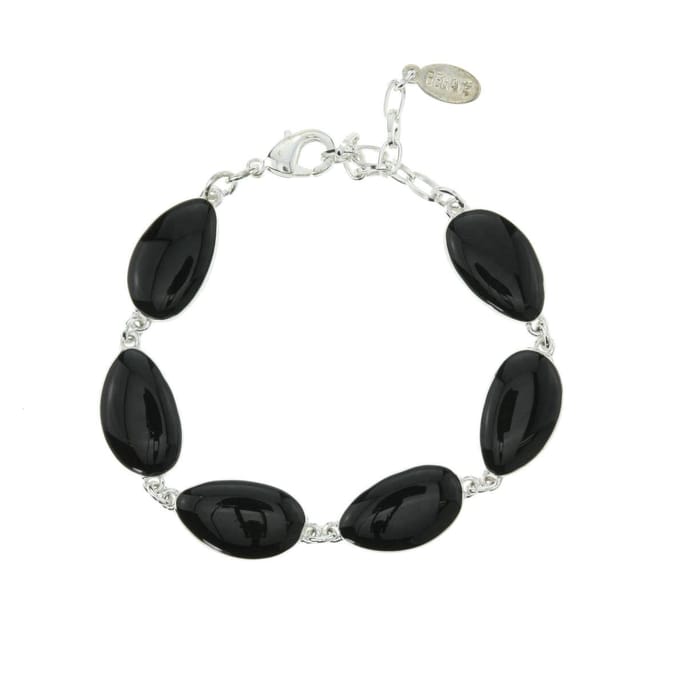 Behave - Armband epoxy zwart - tijdloze basic - feest of werkdag