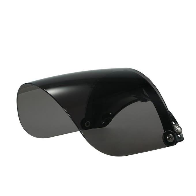 Universele 3 Snap Flip Up Vizier Schild Lens voor Retro Open Face Motorfiets transparant
