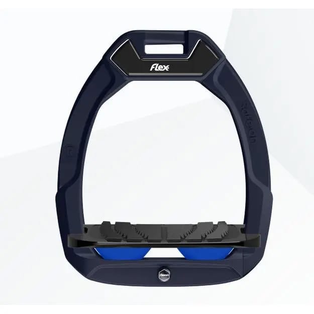 Veiligheidssteunen voor het paardrijden Schuin Grip Groen/Zwart/Blauw Flex-On Safe-On