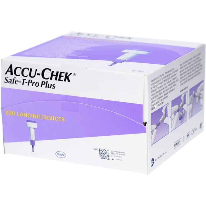 Accu Chek Safe T Pro Plus Steriele Wegwerp Prikpen 200 Stuks