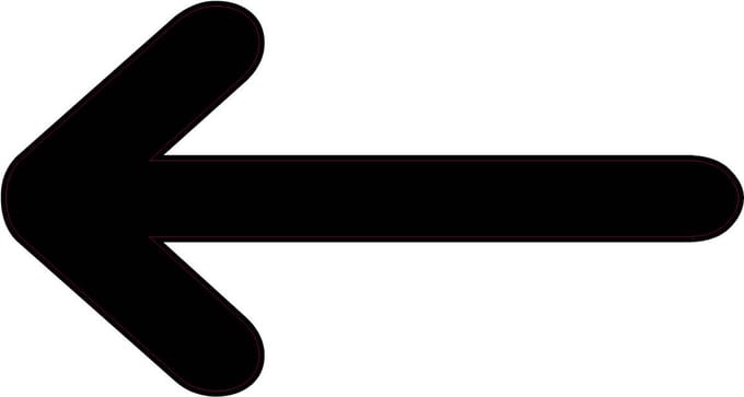 Vloerstickers pijlen zwart - Vloermarkeringspijlen