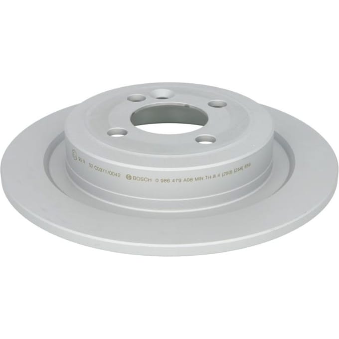 Remschijf BOSCH 0 986 479 A08 achter, volledig, sterk gecarboniseerd, 1 Stuk