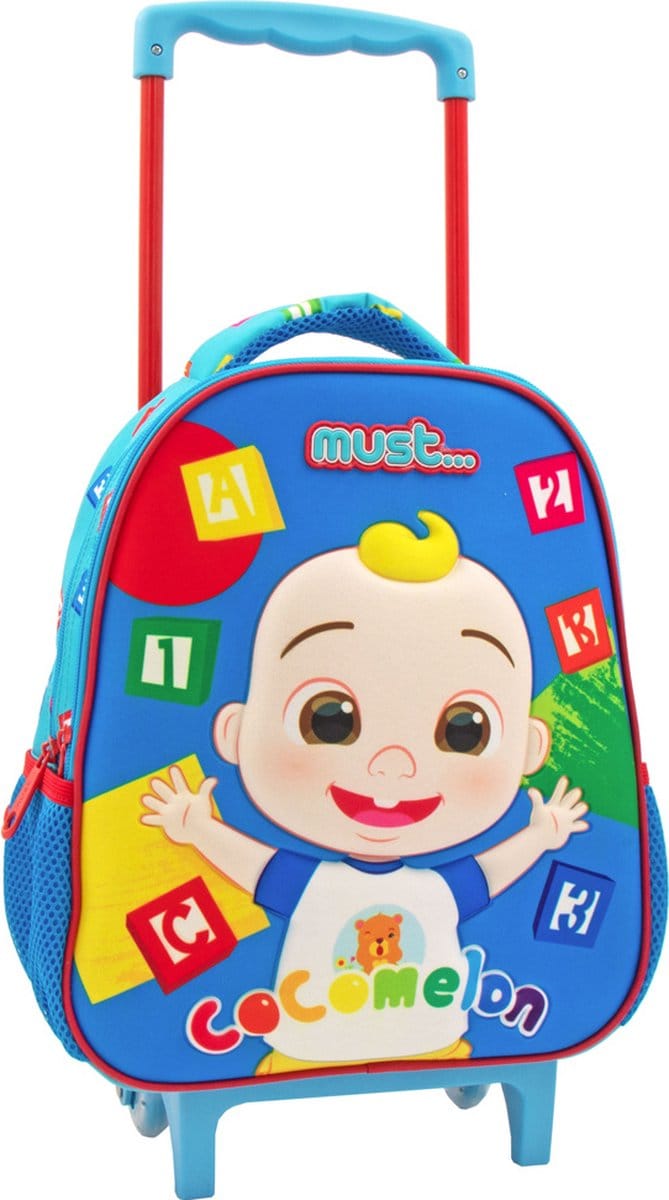 Coco Melon Rugzak Trolley - 31 x 27 x 10 cm - Polyester