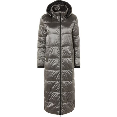 ESMARA Lange dames winterjas (Zilver, S (36/38))