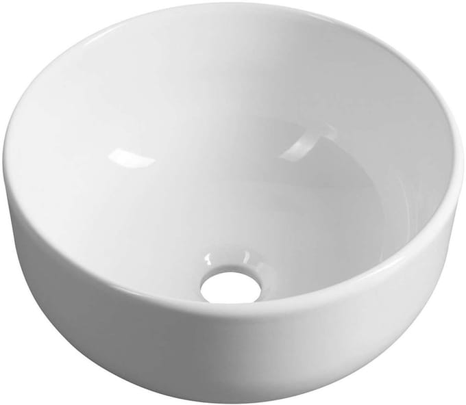 Cerastyle Emmi waskom, Ø33cm, wit