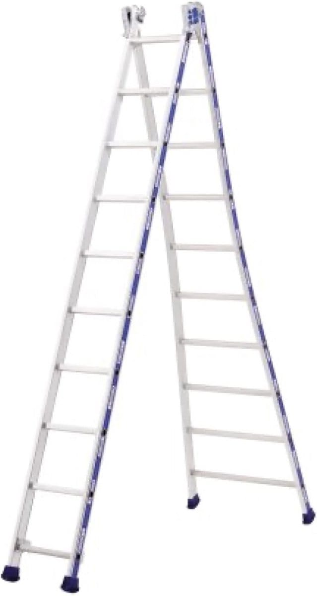 Inklapbare Telescoopladder met 2 Niveaus - Hoge Toegankelijkheid tot 4,94 Meter