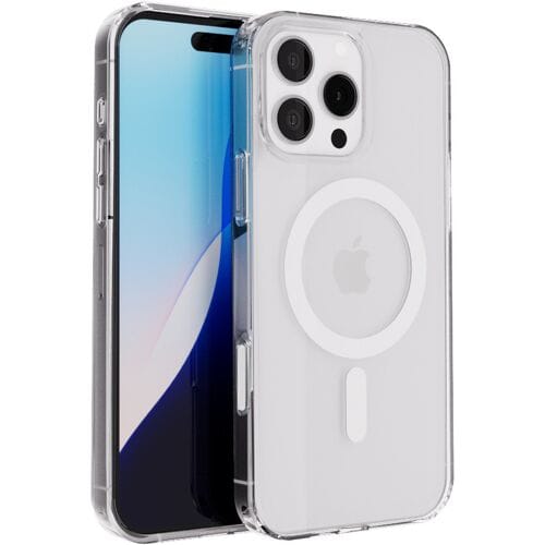 Coverzs luxe TPU MagSafe case geschikt voor iPhone 16 Pro Max (transparant) - MagSafe, premium bescherming